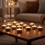 30 Teelichter im Sparpack: Lange Brenndauer, russarm & gleichmässig, ideal fü...