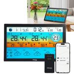 Wi‑Fi wireless weather station with XXL color display – 5‑day weather trend, ...