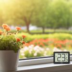 Digital indoor & outdoor thermometer: Precise measurement & easy operation, f...
