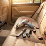 2-in-1 Akku Autostaubsauger: Leistungsstarker Mini Handsauger, 12000Pa Saug- ...