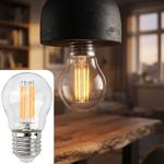 Lampadina LED a filamento G45 E27 4 W 400 lm bianco caldo 2500 K vintage lamp...