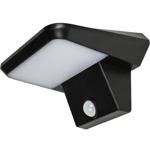 Solar Aussen-Wandleuchte Schwarz IP44: Mit PIR-Sensor – Ihr kabelloses LED-Li...