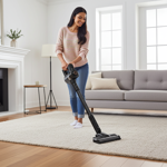 Design Akku-Staubsauger 140W (12Kpa) – Kabelloser Stielstaubsauger mit 3 Gesc...