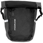 2in1 Fahrrad Gepäcktasche mit Rucksackfunktion, 20 l, schwarz