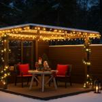 2er-Set Stimmungsvolle LED Lichterkette 14m, 192 LEDs, warmweiss: 7 Leuchtmod...