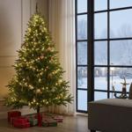 Set of 2 wonderful LED string lights, 50 warm white LEDs – timer function, we...