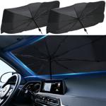 set di 2 parabrezza termoisolanti 145x79cm: protezione UV50+ - mantiene l‘aut...