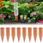 set di 8 coni di irrigazione in argilla XL per bottiglie: Innaffiamento autom...