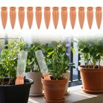 set of 12 XL clay cone watering spigots for bottles: Automatic plant watering...
