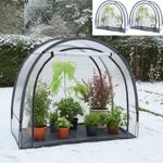2er-Set Robustes Foliengewächshaus und Überwinterungszelt, 175x186x84 cm: Ein...