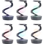 set of 2 floating RGB table lamps with cell phone charging port: Fascinating ...