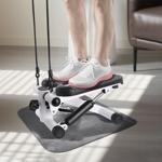 Compact mini stepper with training computer and resistance bands, max. 100 kg...