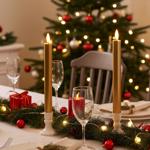 Hochwertige LED Kerzen 2er-Set für ein romantisches Ambiente zuhause oder als...