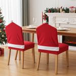 Copertura per sedia di Babbo Natale in set da 2, festose decorazioni natalizi...