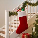 Chaussette de Noël en peluche ultra-douce - Décoration festive & souvenirs du...