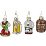 Set da 4 decorazioni festive Oktoberfest - ornamenti da appendere di alta qua...