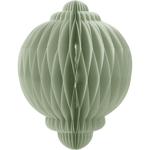 Light green paper ball hanging decoration 15 x 20 cm – Festive decoration for...
