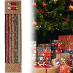 Wrapping paper rolls including bows and ribbons - Perfect for unique Christma...