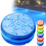 2 lampes LED submersibles avec télécommande – éclairage étanche pour bassin, ...