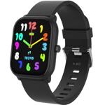 Smartwatch Enfant Noire - Téléphonie Bluetooth - Capteur Cardiaque, Écran IPS...