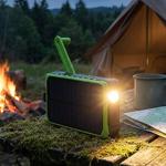 Solar-Powerbank 10.000 mAh: Kurbeldynamo & LED-Licht – Ein Notfall-Ladegerät ...