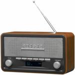 Radio DAB+/FM Vintage - Boîtier Bois Véritable - Réception Numérique/Analogiq...