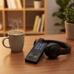 MP4 player with 4 GB built-in memory & MicroSD card slot - immerse yourself i...