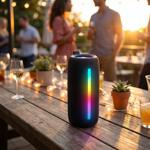 Portabler Mini Bluetooth-Lautsprecher, schwarz - Geniessen Sie Ihre Lieblings...
