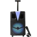 Powerful 8-inch Bluetooth trolley speaker with rich 12W RMS sound for the bes...