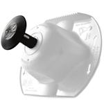 Praktischer Sicherheits-Fruchthalter weiss für Hobel & Reibe – Maximale Siche...