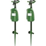 set di 2 repellenti universali per animali con getto d‘acqua e sensore di mov...