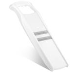 Julienne slicer, white: Versatile vegetable slicer for healthy & creative dis...