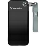 Ultrakompakte SSD 2TB, USB 3.2, Typ-C, Pocket, schwarz-grau: Externe Festplat...