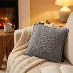 Luxus Heizkissen 45x45 kabellos – Samt-Wärmekissen mit 5000mAh Akku, 3 Stufen...