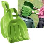 Leaf collector XXL grab bucket: A back-friendly garden helper for leaves, gra...