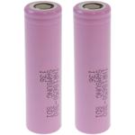 2er Set Li-ion Akku 18650 3000mAh Flattop: INR18650 3.6V – Die Powerzelle für...