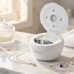 Professional ultrasonic cleaner 25 watts, hygienic & thorough: brace cleaner,...