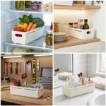 6-piece set kitchen cabinet organizers extendable (28–48 cm) – adjustable she...
