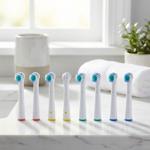 8 x Ersatzbürsten passend für viele Oral-B®**-Elektrozahnbürsten, Aufsteckbür...