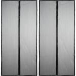 2er-Set Magnet Insektenschutz Türvorhang 100x210 cm für Balkon & Terrasse, Fl...