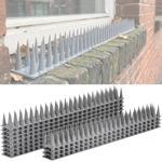Set of 12 pigeon spikes grey 5.4 m – effective polycarbonate bird deterrent –...