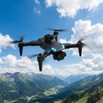 4K Drohne mit Kamera Schwenkbar C0 Zertifiziert Bürstenloser Motor Faltbar GP...