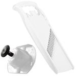 Multifunctional vegetable slicer for waffle cuts with safety fruit holder: pe...