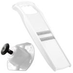 Affettaverdure julienne con ferma‑alimenti di sicurezza, bianco: Tagliaverdur...