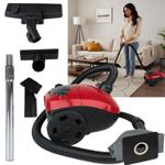 Compact bagged vacuum cleaner 800W, 17 kPa suction power, incl. reusable dust...