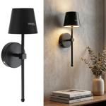 Elegante applique LED senza fili con telecomando: lampada da parete a batteri...