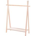 Children‘s clothes rack wood FSC 100% - 80x30x100 cm - Kids‘ wardrobe with sh...