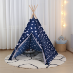 Kinder-Spielzelt-Tipi mit Sternen-Design - Gemütliches Spielzelt für Jungen &...