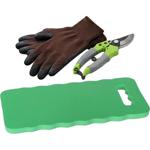3-piece garden tool set with sharp pruning shear, protective gardening gloves...