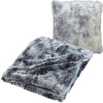 Set da 2: coperta super morbida 180 x 220 cm e cuscino decorativo soffice 45 ...